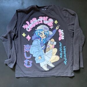 Zara Graffiti anime shirt